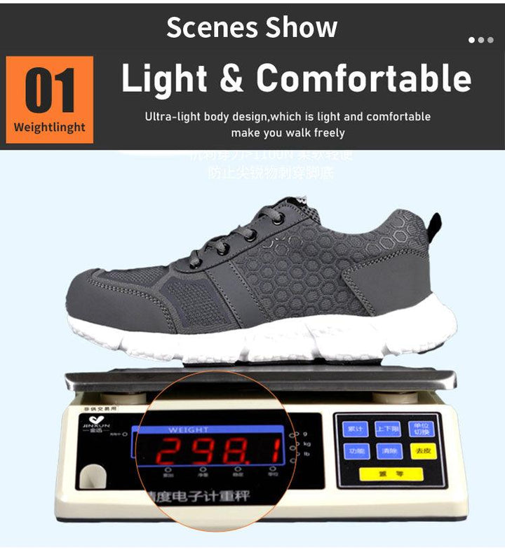 Fashionable Men's Lightweight Breathable Hiking Shoes - Trendha