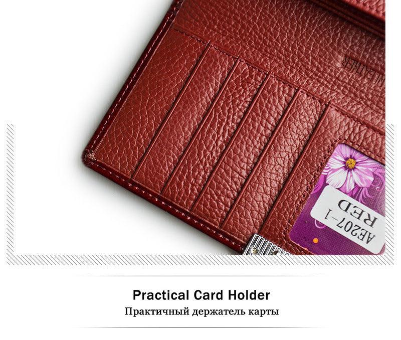 Women's leather wallet coin purse - Trendha