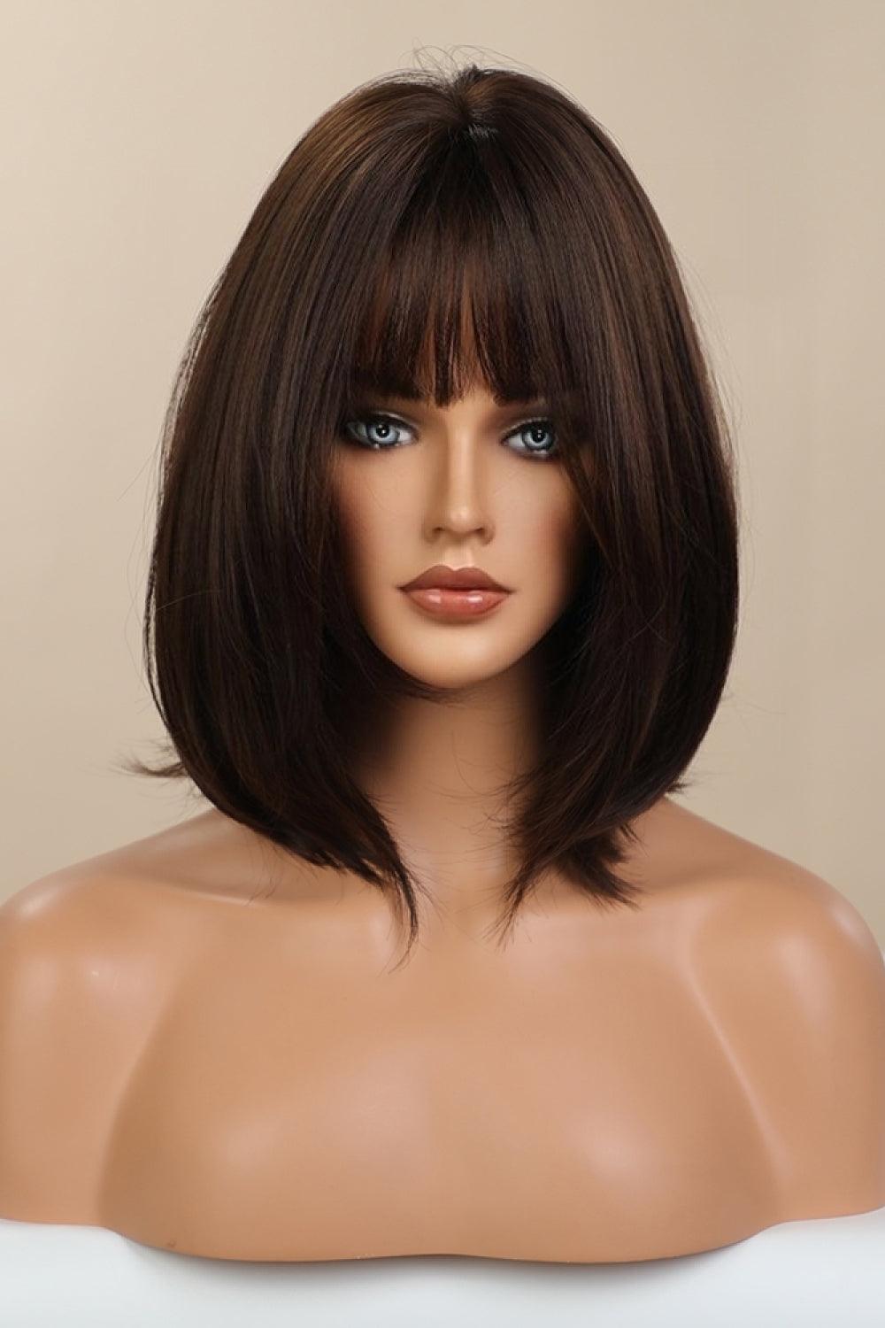 Full-Machine Bobo Synthetic Wigs 9'' - Trendha