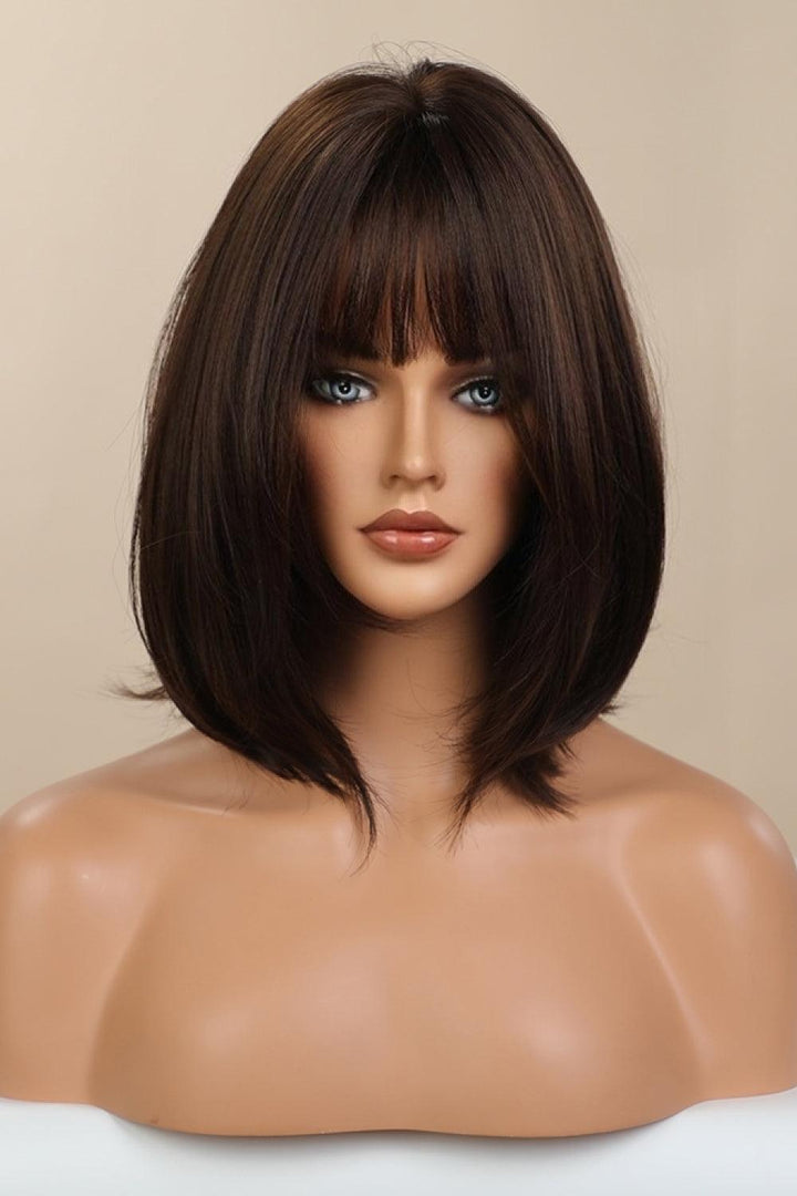 Full-Machine Bobo Synthetic Wigs 9'' - Trendha