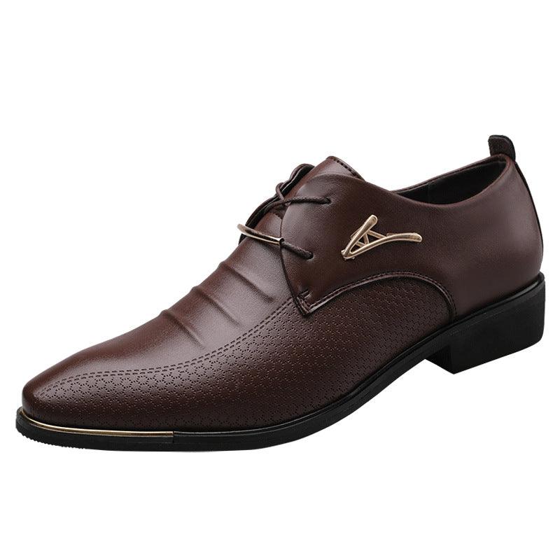 Business Formal Men's Lace-up Casual Shoes - Trendha