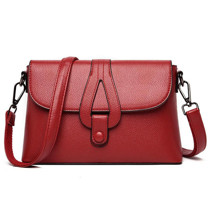 Button Fashion Lady's Diagonal Shoulder Bag - Trendha