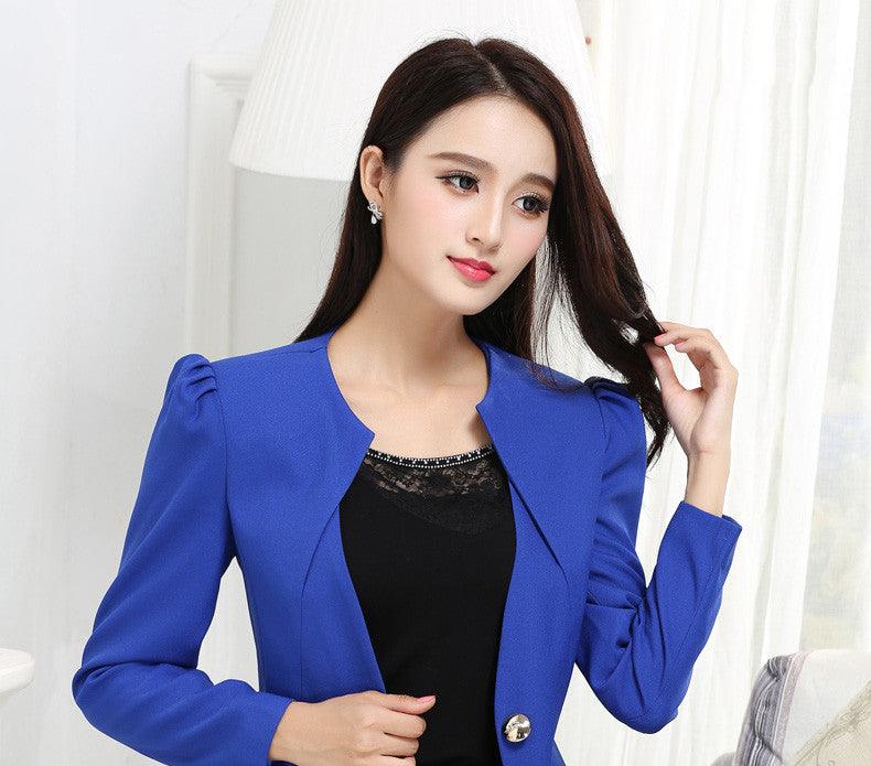 Spring And Autumn Elegant Slim Short Slim Suit Jacket - Trendha