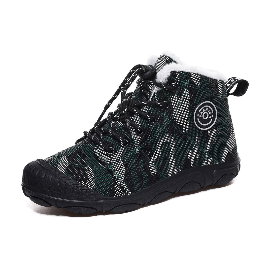 Fashion Winter Warm Kids Snow Boots Waterproof Unsex Round Toe Children Sneaker - Trendha