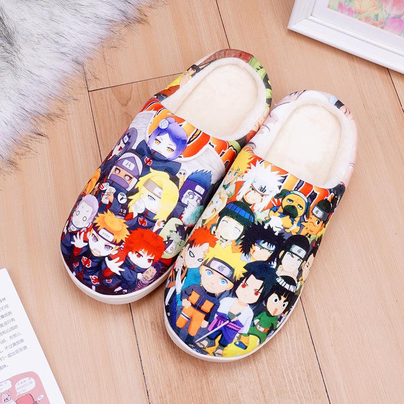 Lovers Non-slip Velvet Home Slippers Cotton Sippers - Trendha