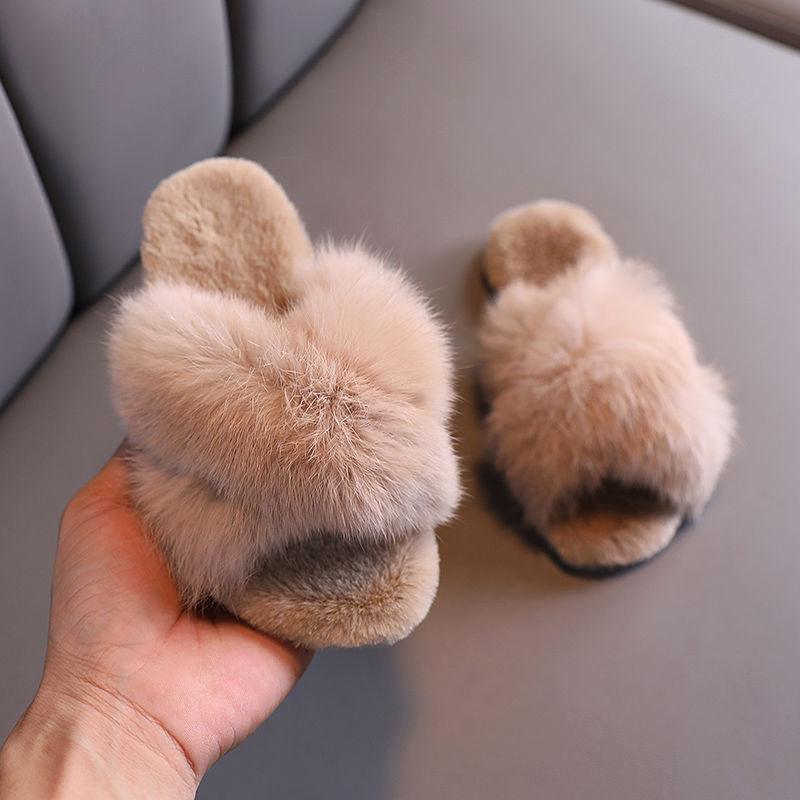 Korean Style Fashion Cross Cotton Slippers - Trendha