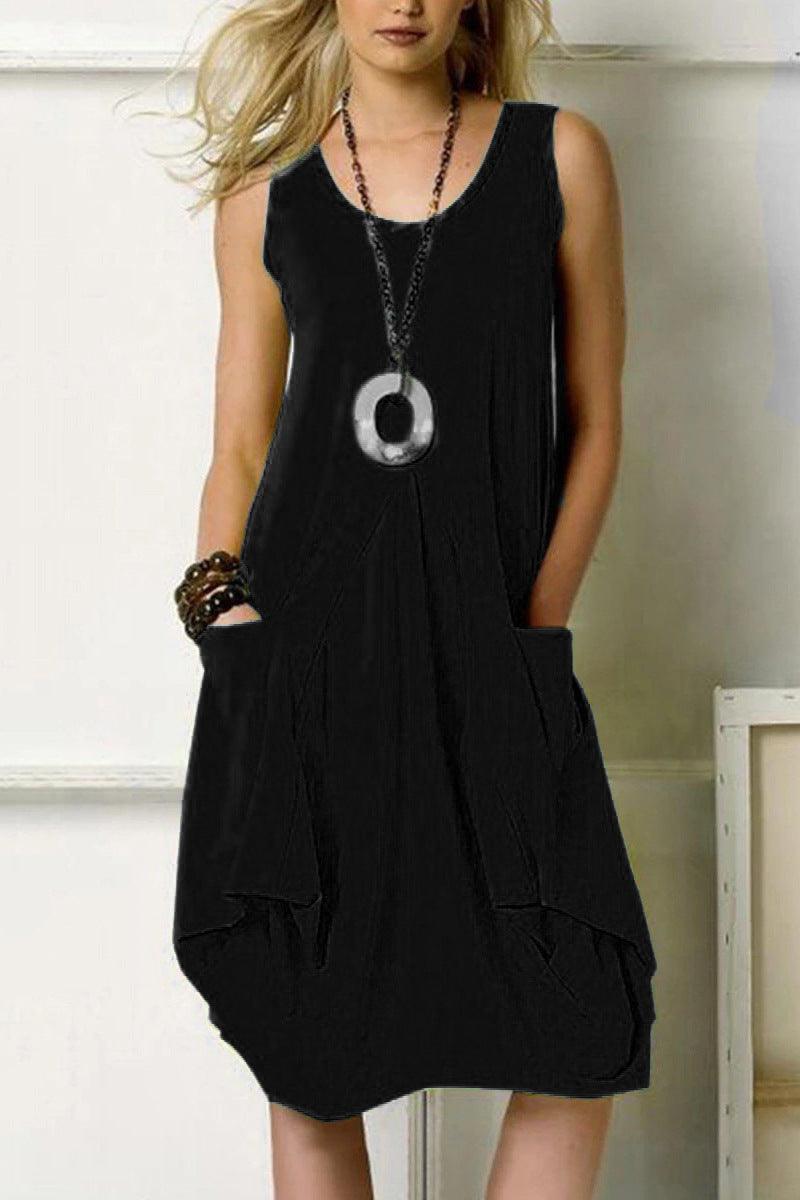 Irregular vest dress - Trendha