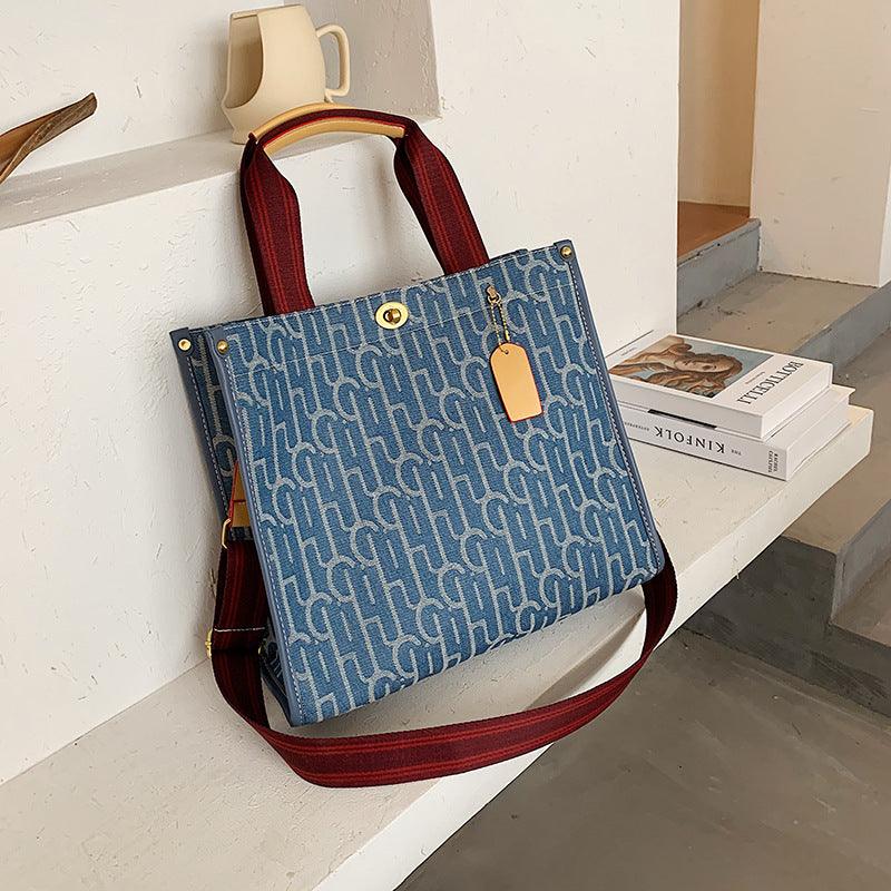 Canvas Large Capacity Shoulder Messenger Bag - Trendha