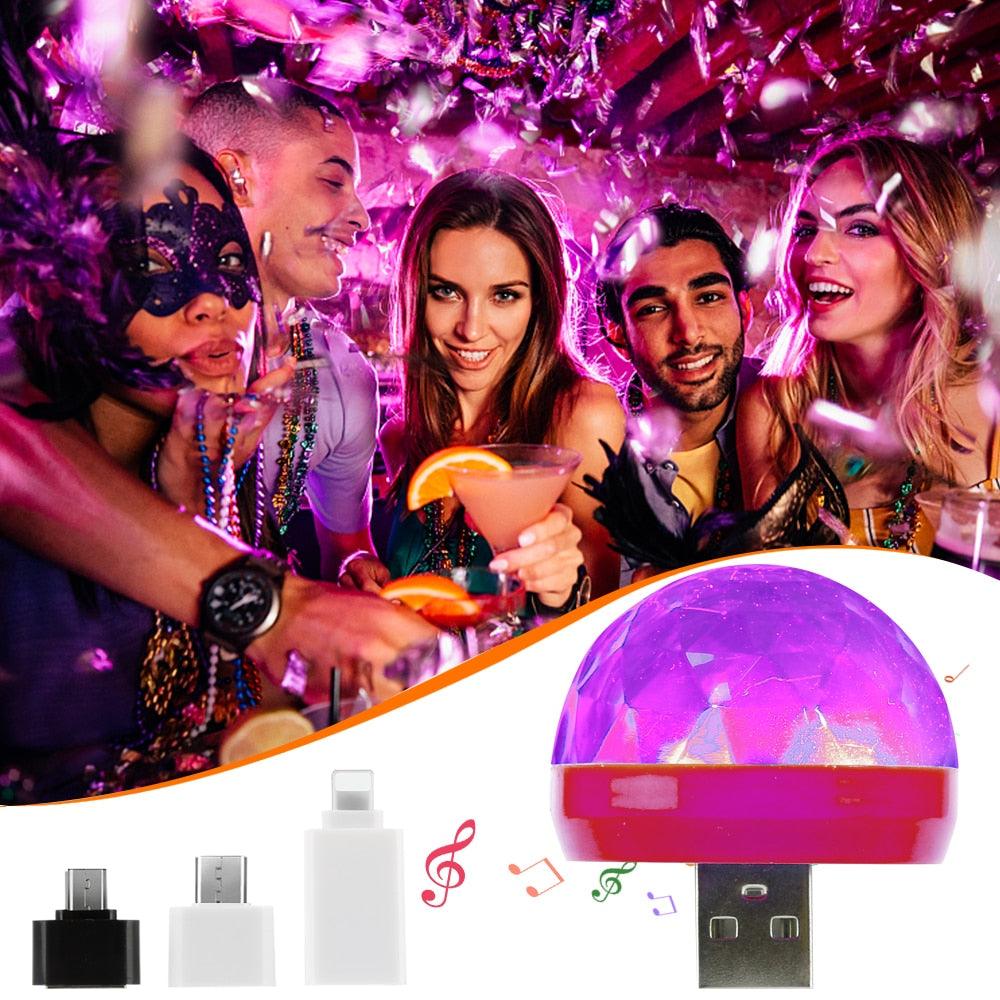 Mini USB Disco Light - Trendha