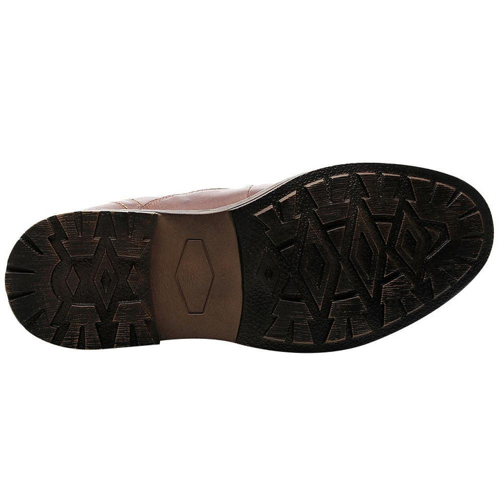 Fashion Simple Leather Men's Martin Boots - Trendha