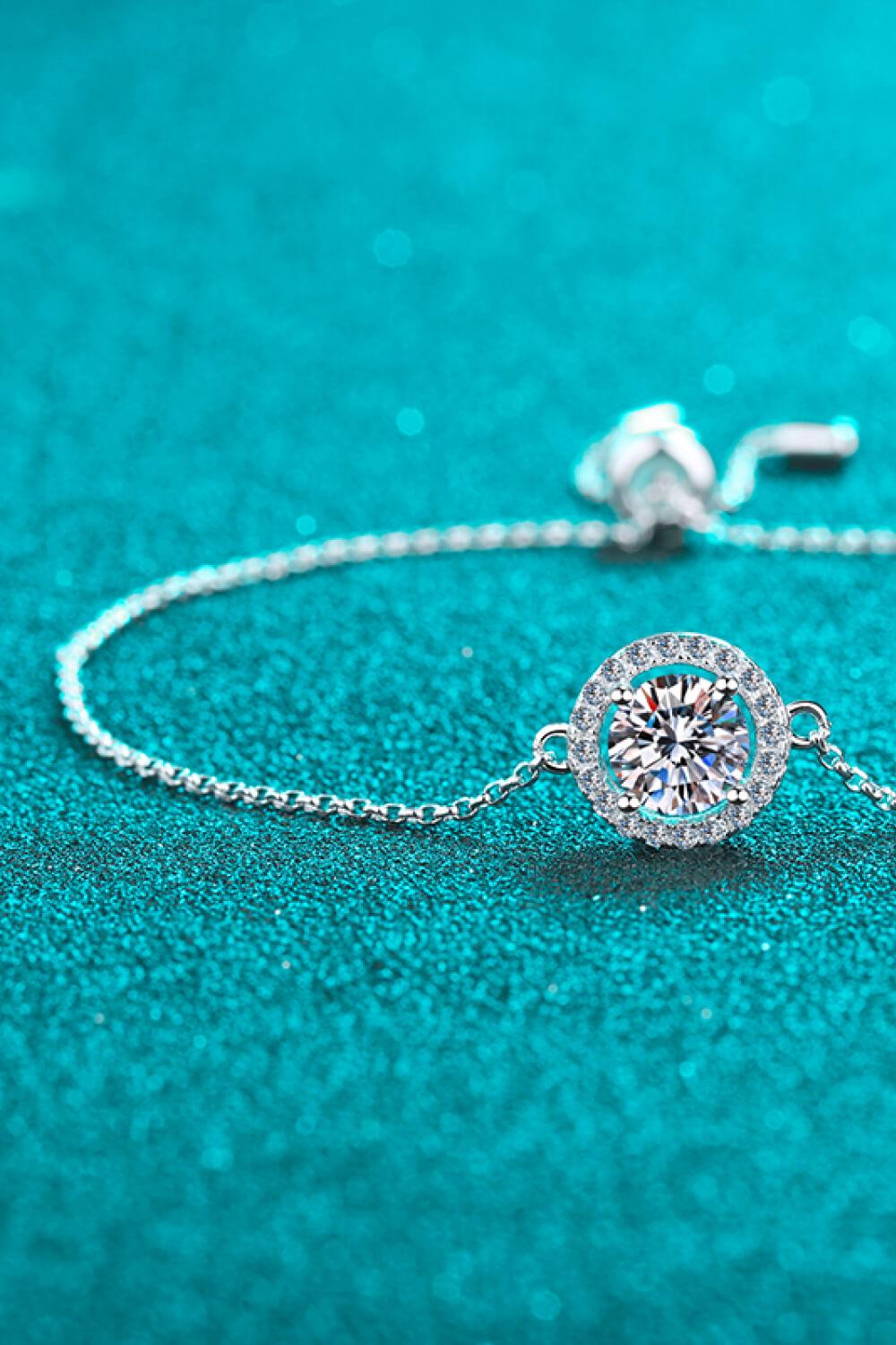 All For Fun 1 Carat Moissanite Bracelet - Trendha