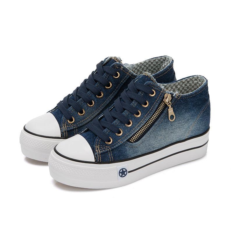 Women's denim canvas shoes - Trendha