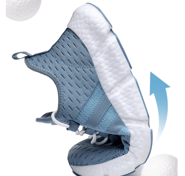 Breathable Thin Popcorn Sports Casual Men's Running Shoes - Trendha