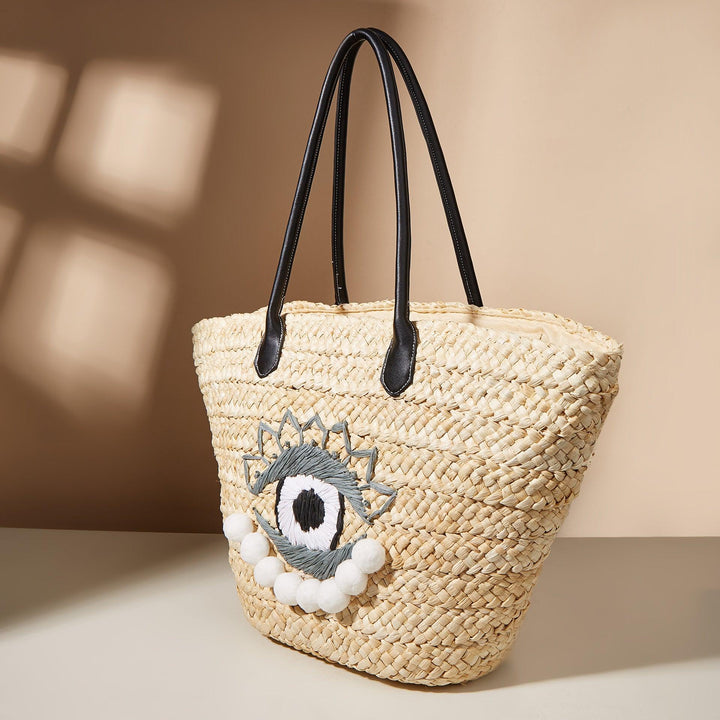 Women's Ethnic Holiday Fashion Eye Shoulder Bag - Trendha