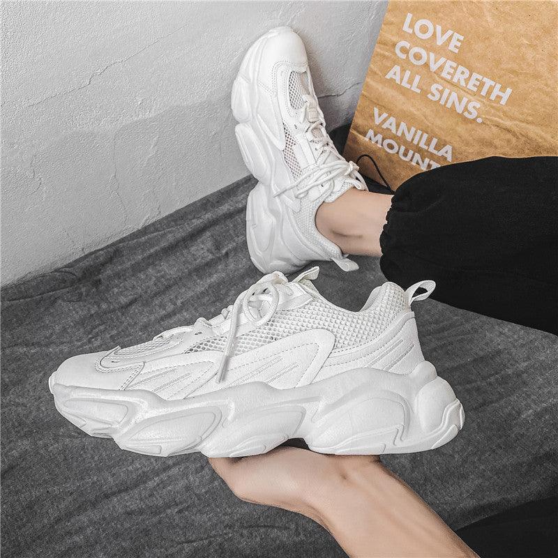 Breathable All-match Old Shoes Deep Mouth Mesh Increased - Trendha