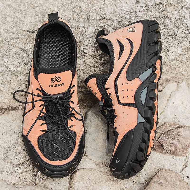 Couple Summer Hiking Outdoor Mesh British Low-top Shoes - Trendha