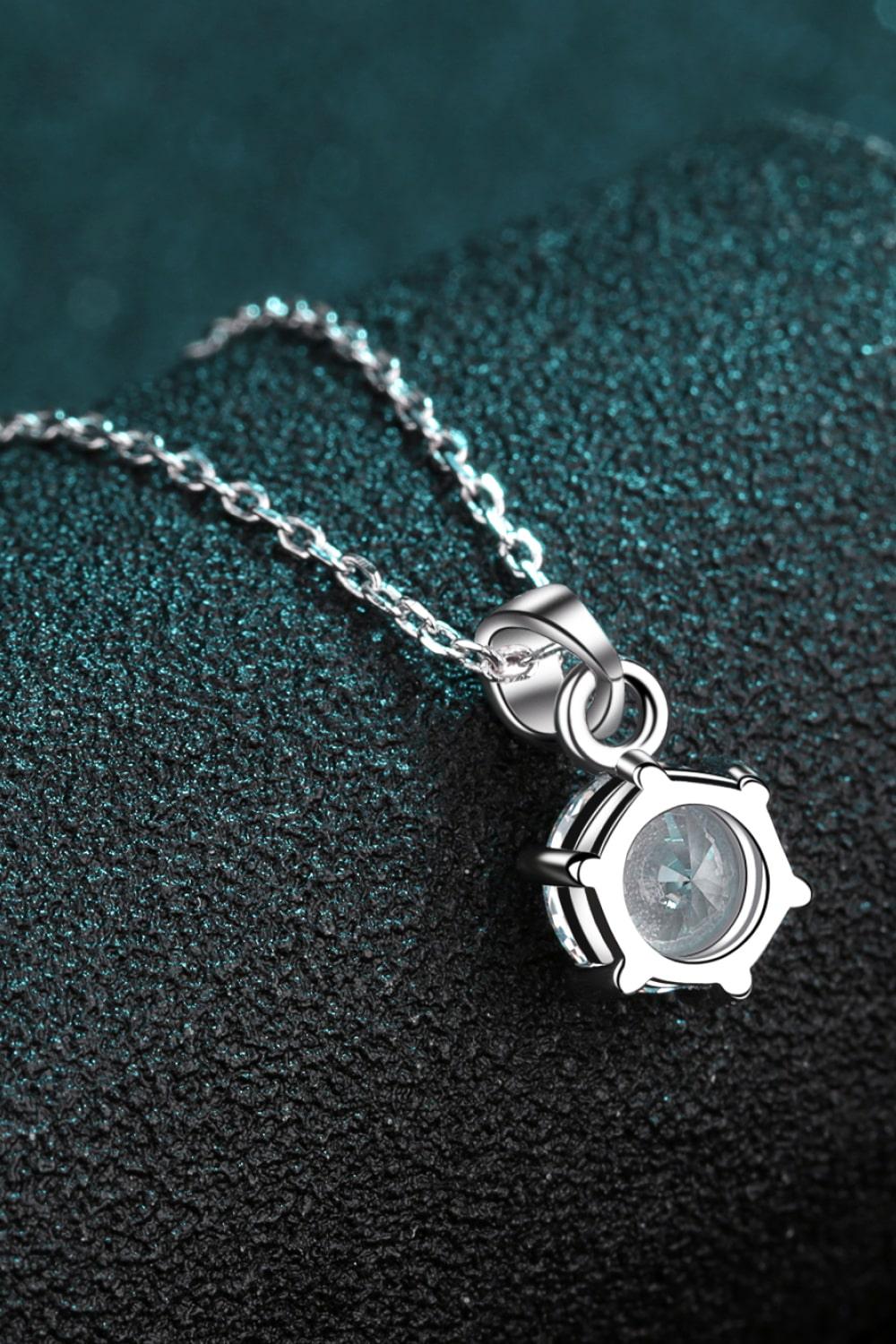 Get What You Need Moissanite Pendant Necklace - Trendha