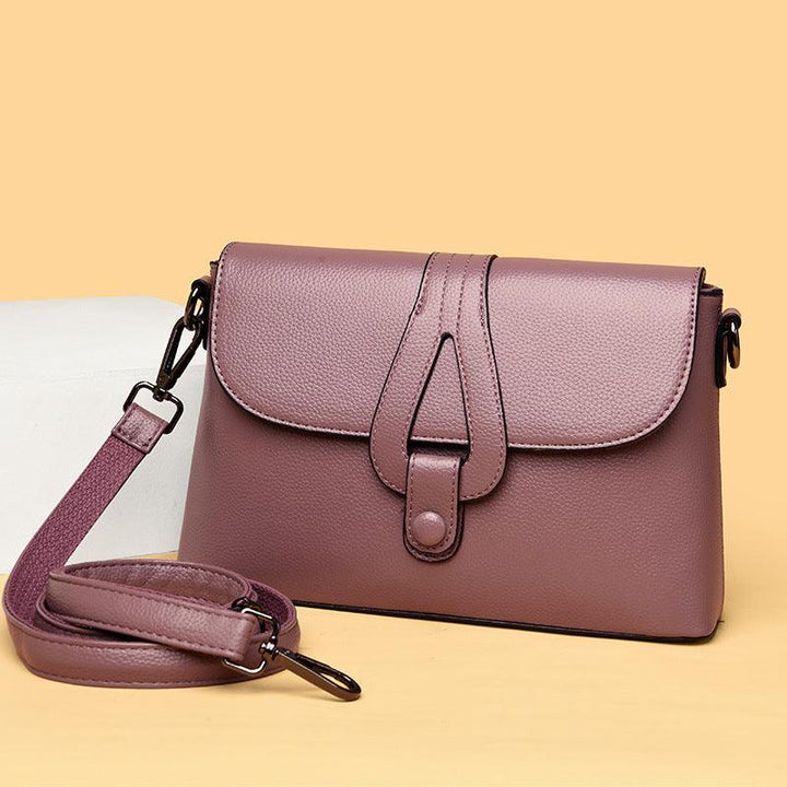 Button Fashion Lady's Diagonal Shoulder Bag - Trendha