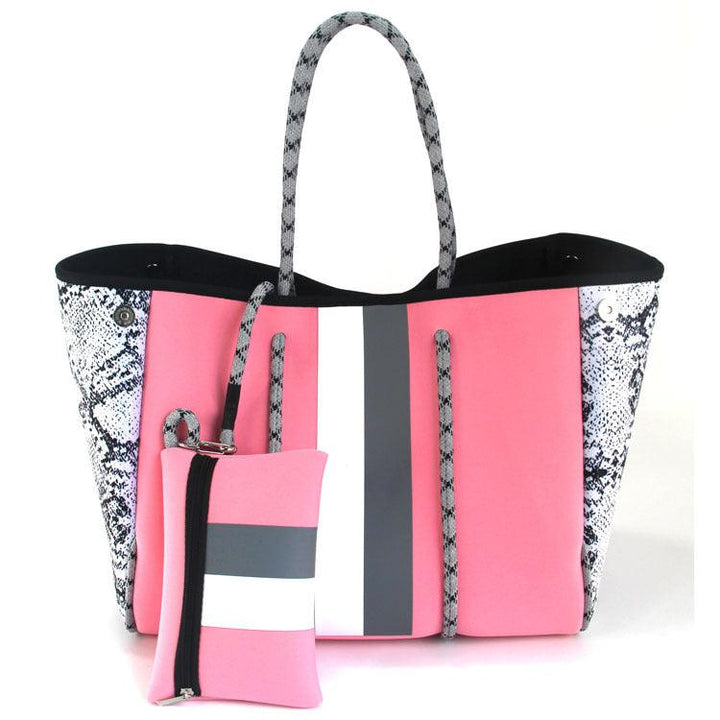 European And American Fashion Beach Bag Fashion Large-capacity Shoulder Bag Neoprene - Trendha