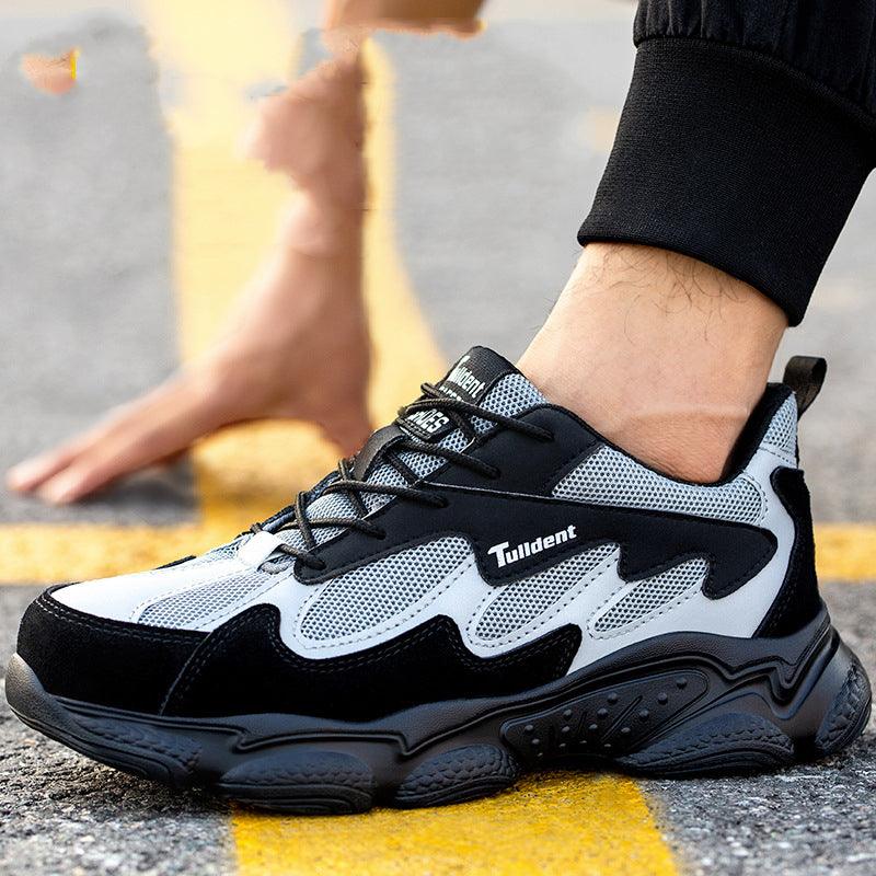 Men's And Women's Same Style Anti-smash And Anti-stab Safety Shoes - Trendha