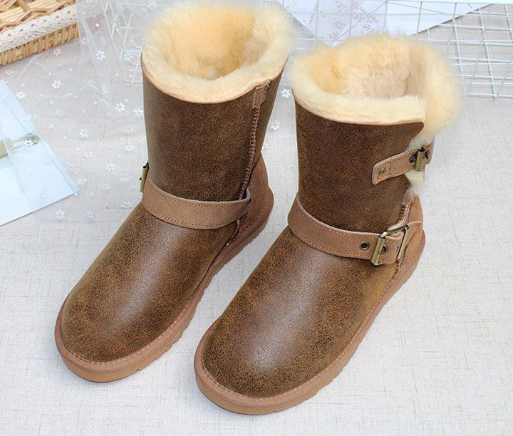 Warm snow shoes cotton boots - Trendha
