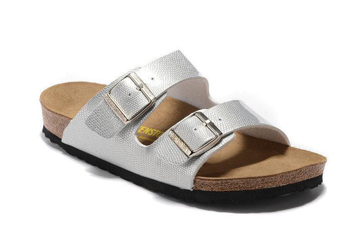 Double button cork sandals and slippers - Trendha