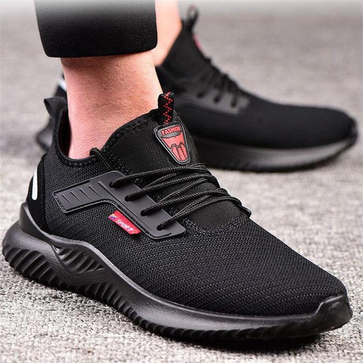 Men's Safety Protection Anti Smashing And Anti Puncture Work Shoes - Trendha