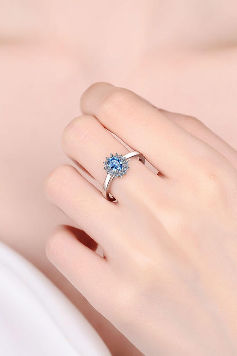 On My Own Moissanite Ring - Trendha
