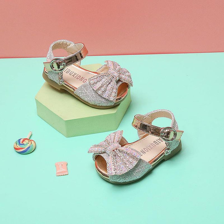 Soft Sole Little Girl Princess Shoes Children Crystal Shoes - Trendha