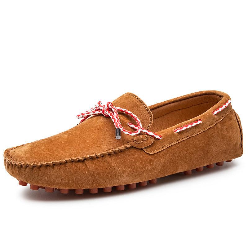 Men's Fashion Casual Bowknot Ribbon Personality Peas Shoes - Trendha