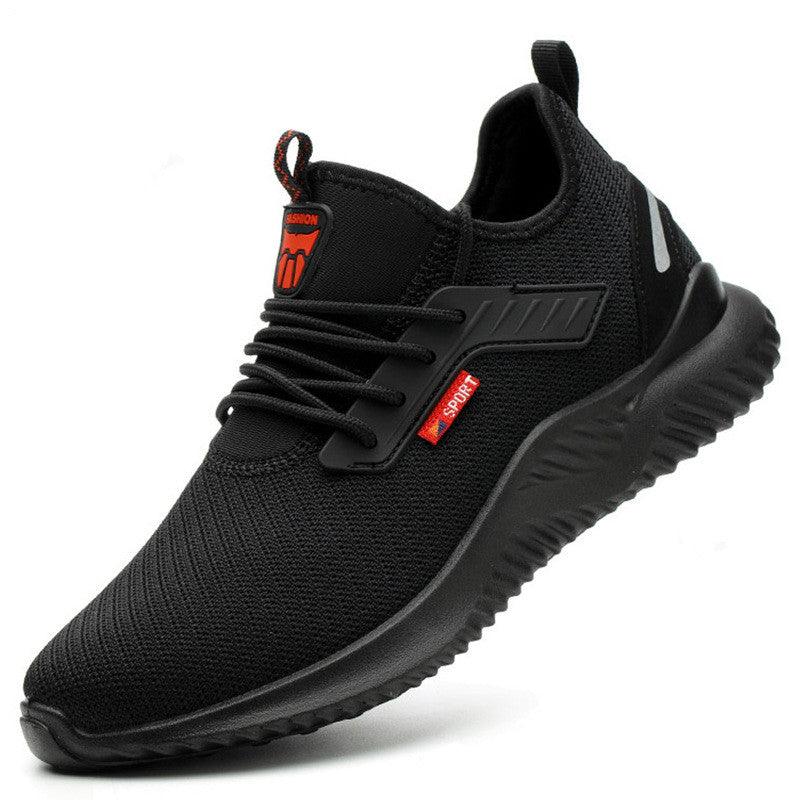 Men's Safety Protection Anti Smashing And Anti Puncture Work Shoes - Trendha