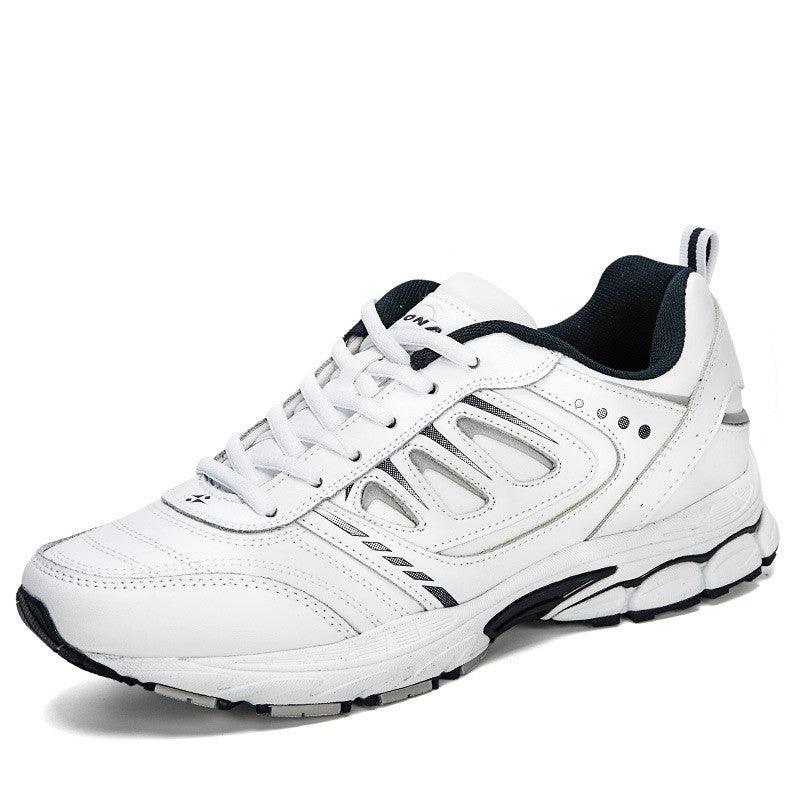 Leather Men's Sports Shoes Men's Hiking Running - Trendha