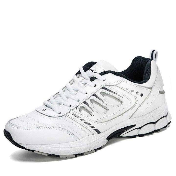 Leather Men's Sports Shoes Men's Hiking Running - Trendha