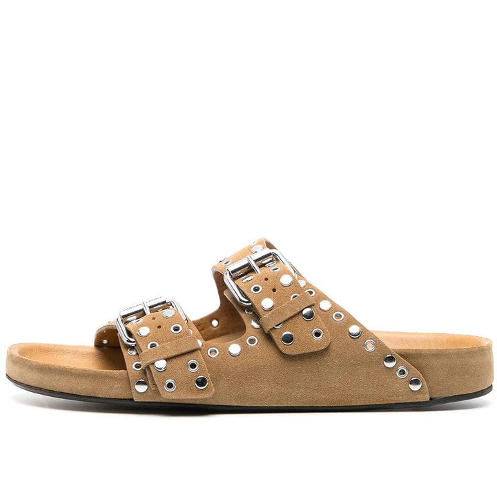 Platform Buckle Stud Ladies Sandals - Trendha