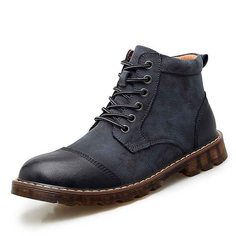 Men's Lace-Up Casual Ankle Boots