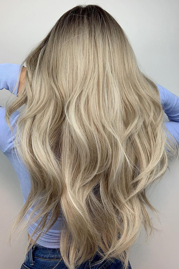 Full Machine Long Wave Wigs 26'' - Trendha