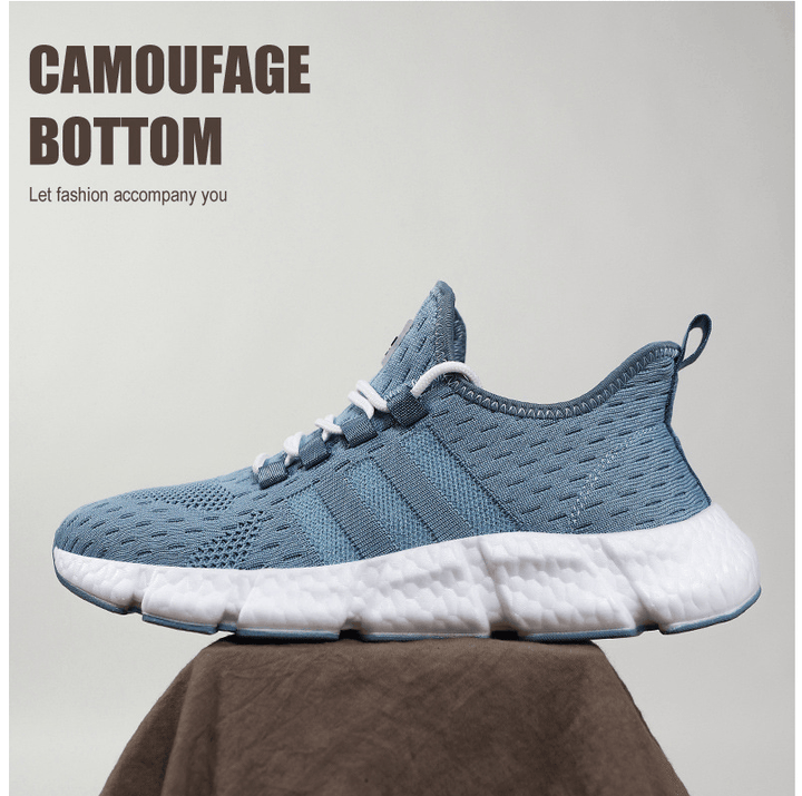 Breathable Thin Popcorn Sports Casual Men's Running Shoes - Trendha
