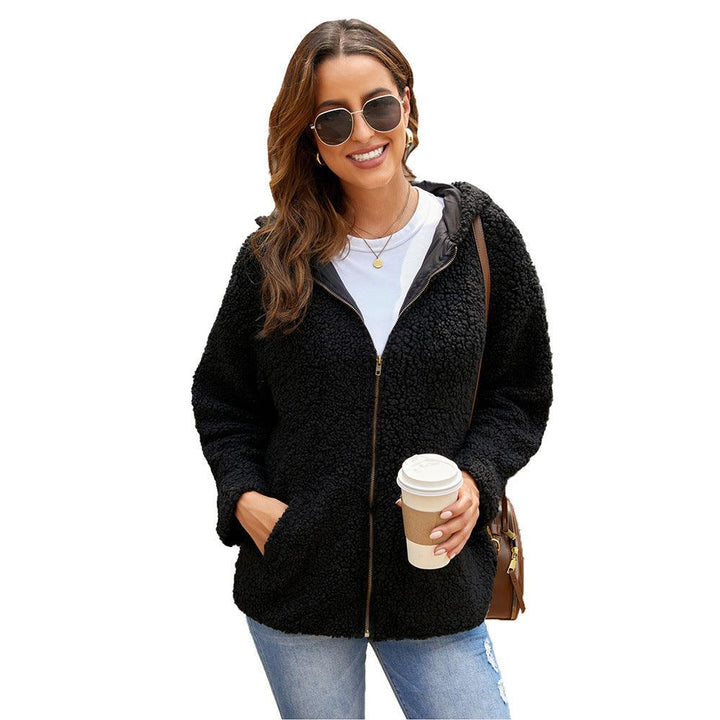 Women's Winter Long-sleeved Plush Loose Warm Cardigan - Trendha