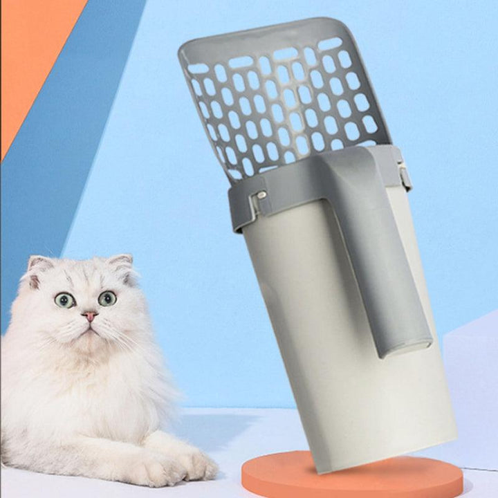 Storage Box Integrated Lazy Cat Litter Shovel Set - Trendha