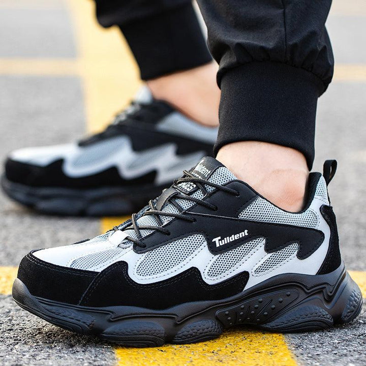 Men's And Women's Same Style Anti-smash And Anti-stab Safety Shoes - Trendha