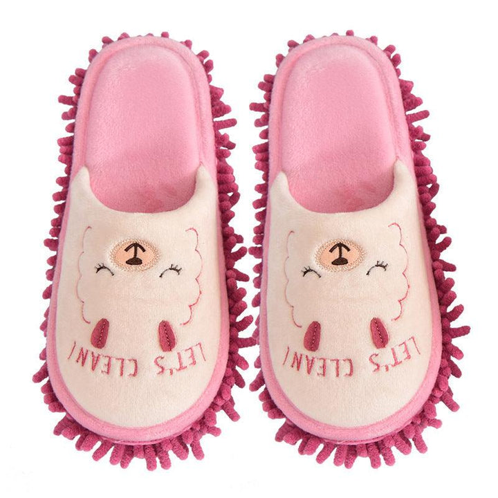 Detachable And Washable Four Seasons Home Mopping Slippers - Trendha