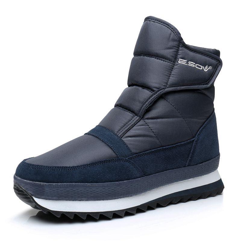 Outdoor Men's Warm Thick-soled Cotton Shoes - Trendha