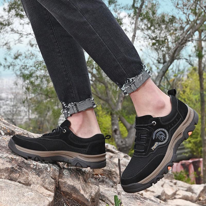 Large Size Outdoor Sports Shoes Men's First Layer Cowhide - Trendha