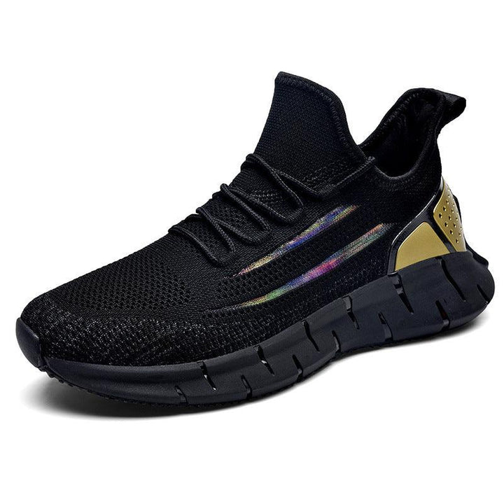 All-match Running Shoes Flying Woven Mesh Sneakers - Trendha