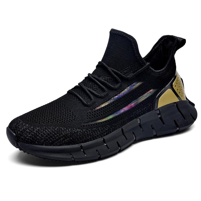 All-match Running Shoes Flying Woven Mesh Sneakers - Trendha