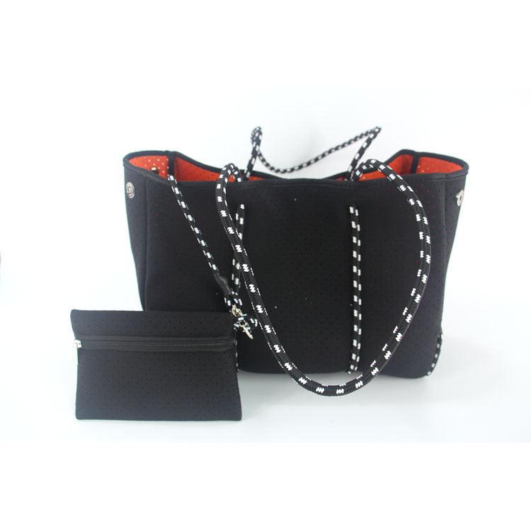 European And American Fashion Beach Bag Fashion Large-capacity Shoulder Bag Neoprene - Trendha
