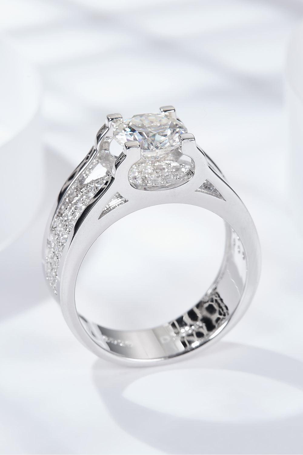 Made To Shine 1 Carat Moissanite Ring - Trendha