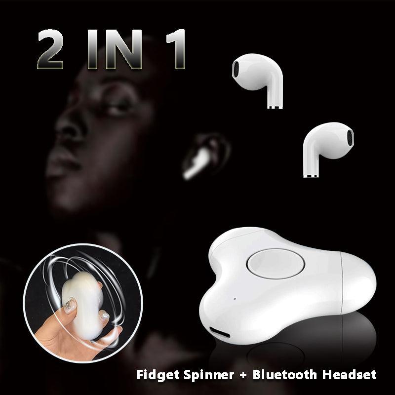New Multi-Function Headset Fidget Spinner Bluetooth Fingertip Gyro In Ear Bluetooth Headset - Trendha