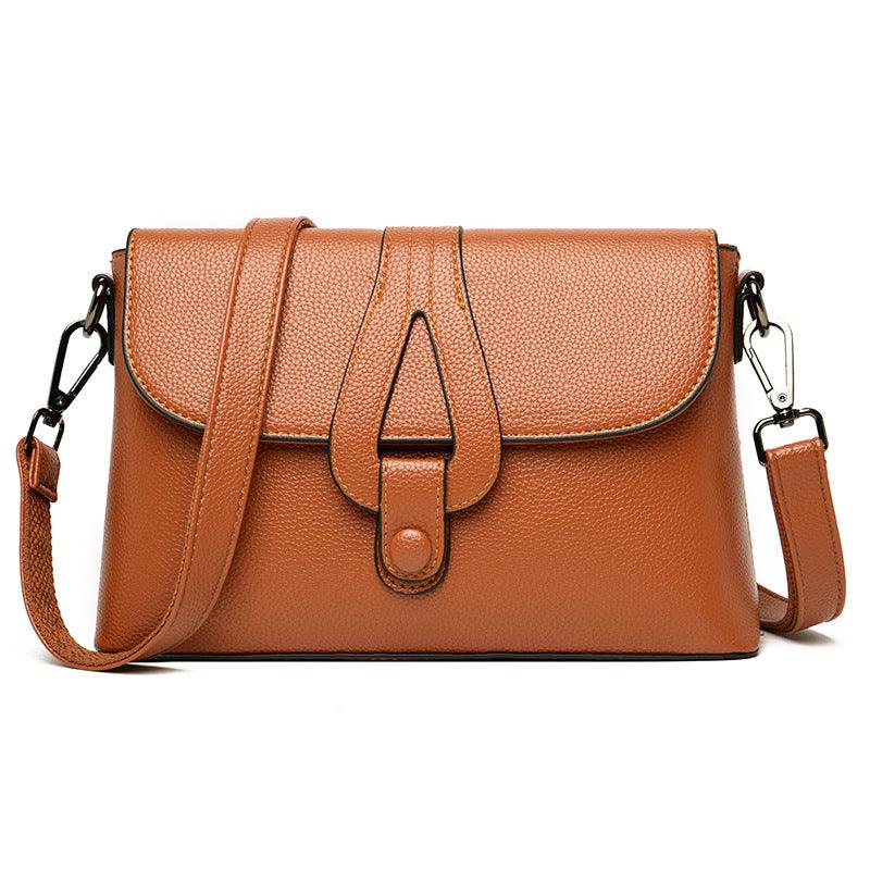 Button Fashion Lady's Diagonal Shoulder Bag - Trendha