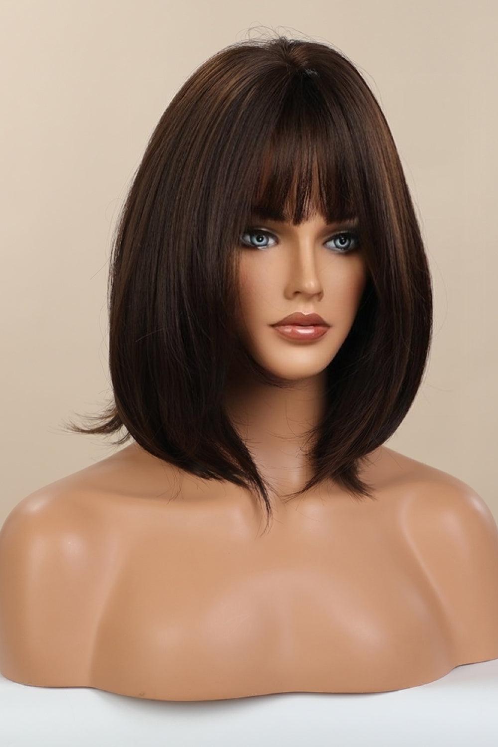 Full-Machine Bobo Synthetic Wigs 9'' - Trendha